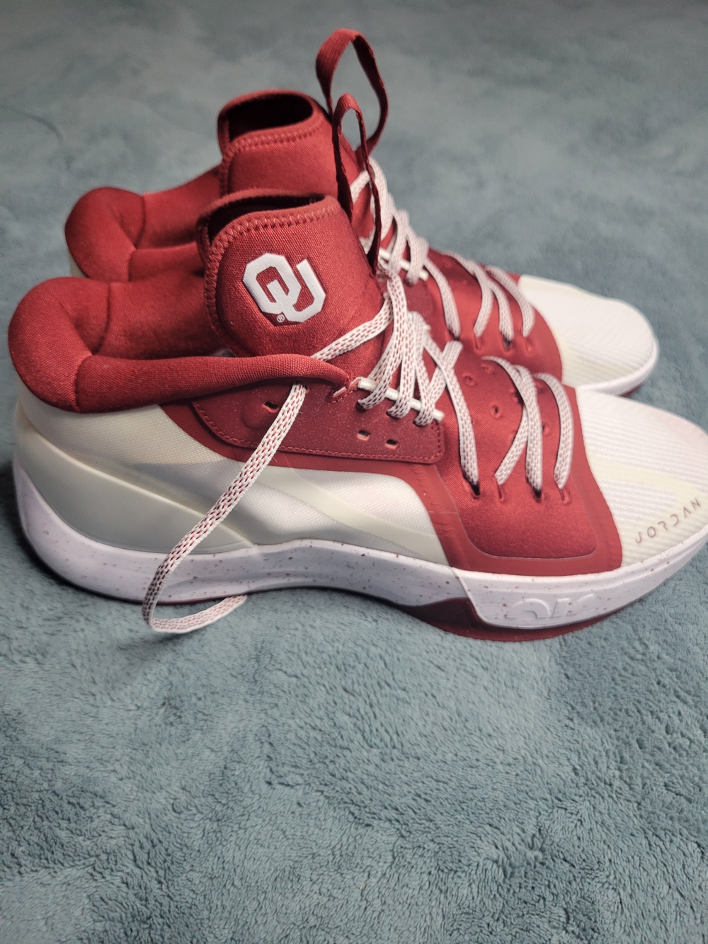 Jordan Zoom Separate Oklahoma Sooners PE Promo Sample Size 14